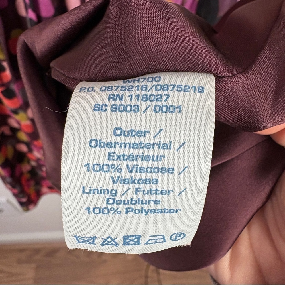 Boden Pink Purple Polka Dot Selina Midi Dress - Picture 11 of 11